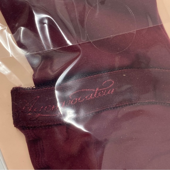 Agent Provocateur Ginger SOIREE Burgundy Tights NEW $255 - Picture 6 of 12